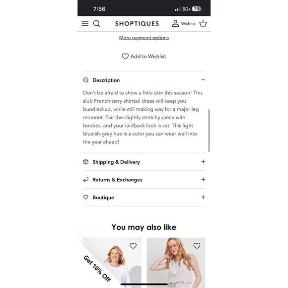 Chaser Funnel Neck Shirttail Dress Denim Mineral Blue NWT! - Picture 11 of 11